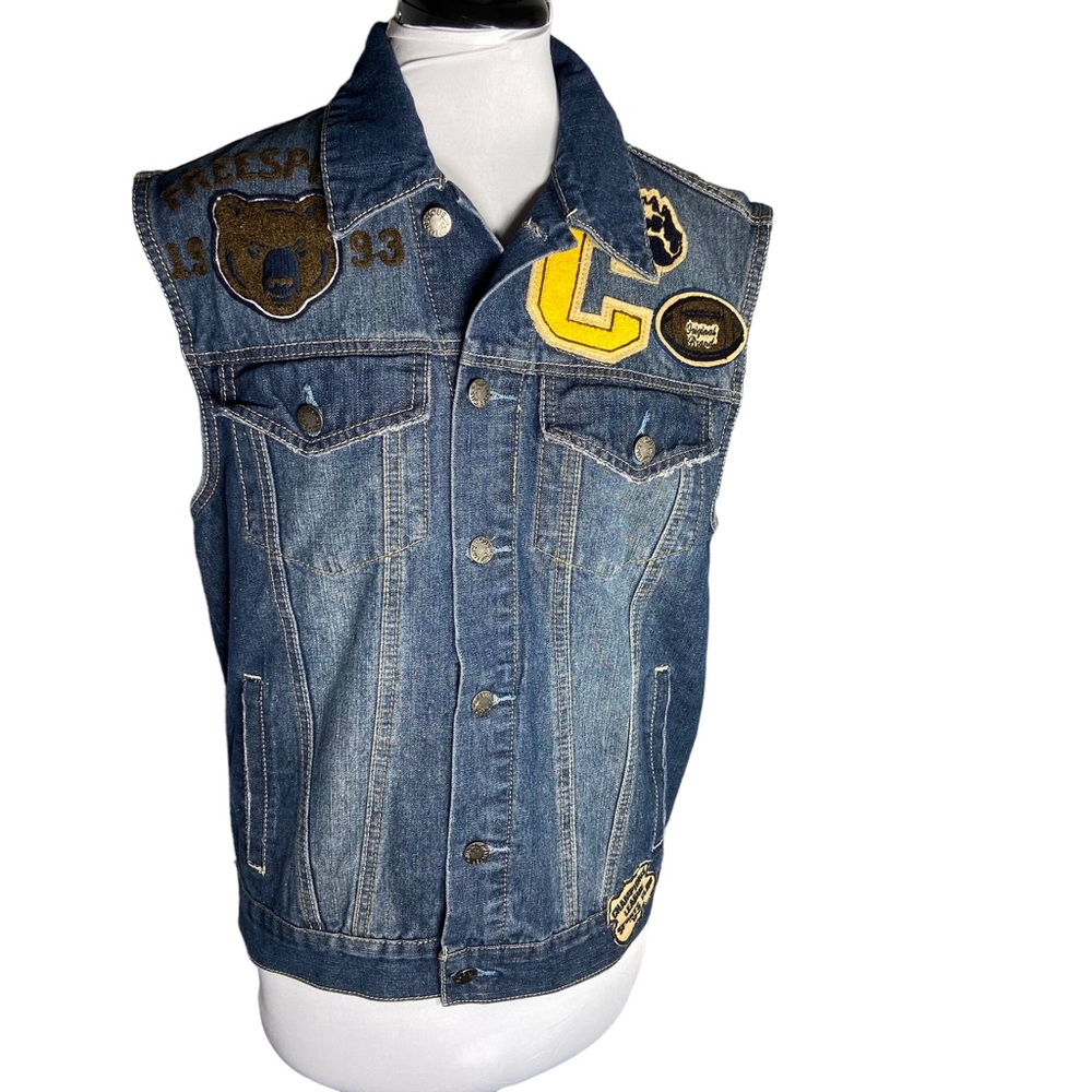 Imperious Denim Vest Mens Size Medium